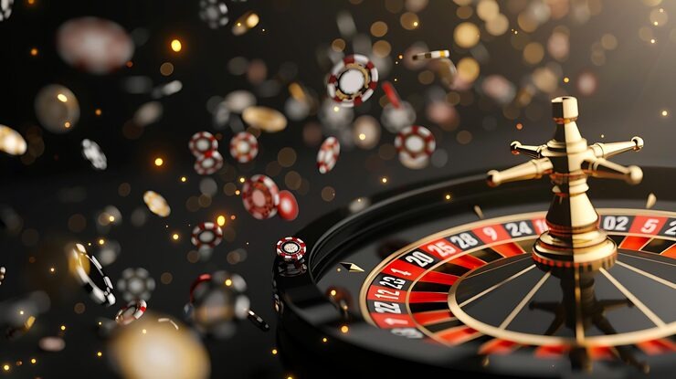 Roulette platform live blackjack hand in progress, cards visible on table